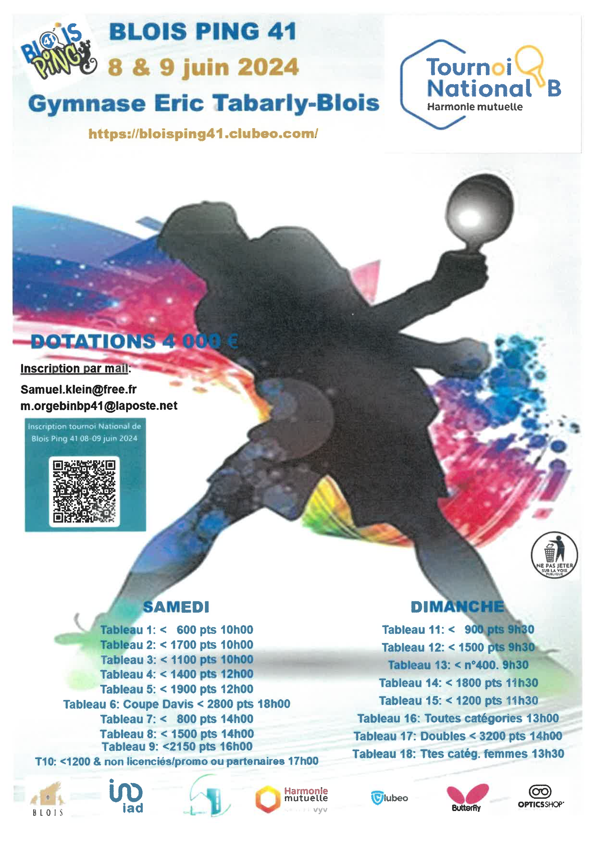 Tournoi régional de Blois